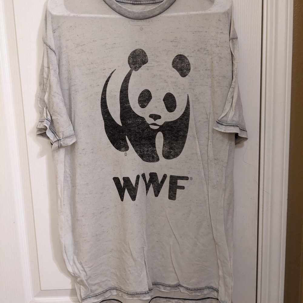 JEM White and Black Branded Crewneck Tee